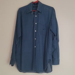 Denim Nautica Size Medium Shirt